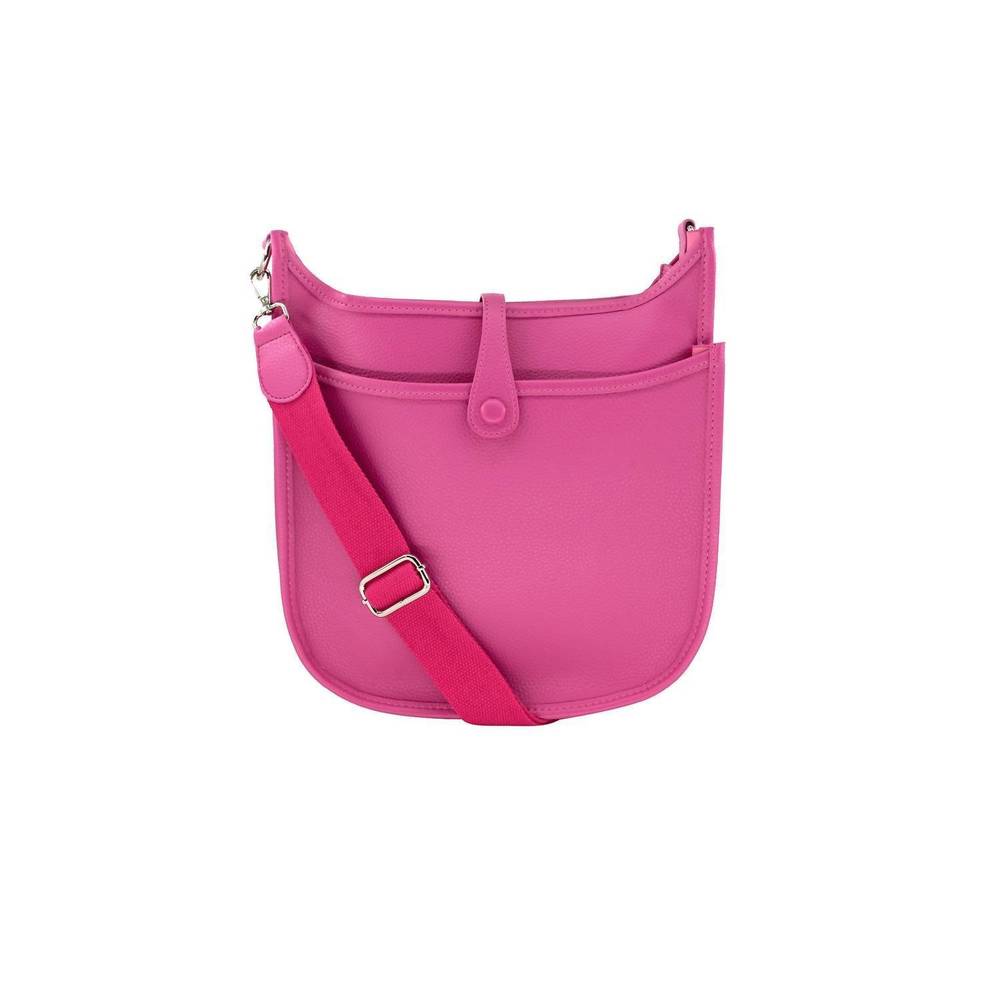 NEW BC HANDBAGS women's large cross body bag in fucschia